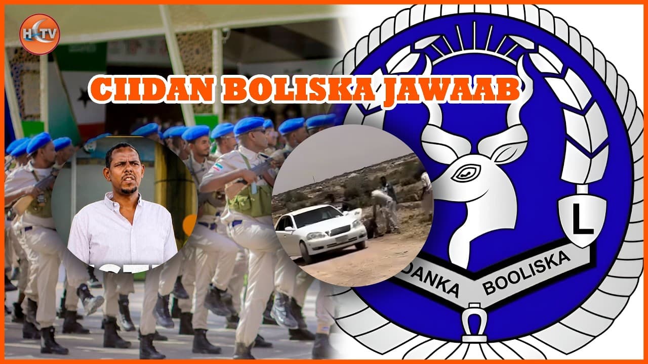 Daawo Ciidan Booliska Jsl Si Degdeg Ah Uga Jawaabay Muuqaal BarahaBulshda Ku Faafay.