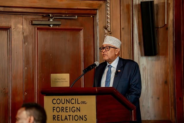 Somaliland President Addresses the Council on Foreign Relations (CFR) in New York